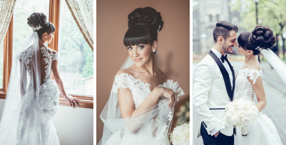 Rose Corbo's Elegant Bridal Hairstyles